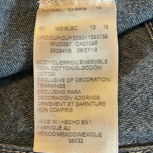 Dickies Blue Denim Bib 36x32 Overalls with Brass Hardware - Picture 11 of 11